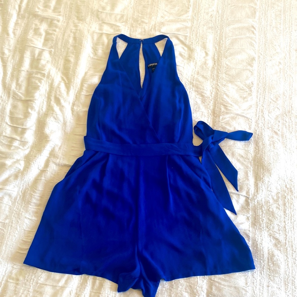 Royal Blue Express Romper. Size 4. TTS.